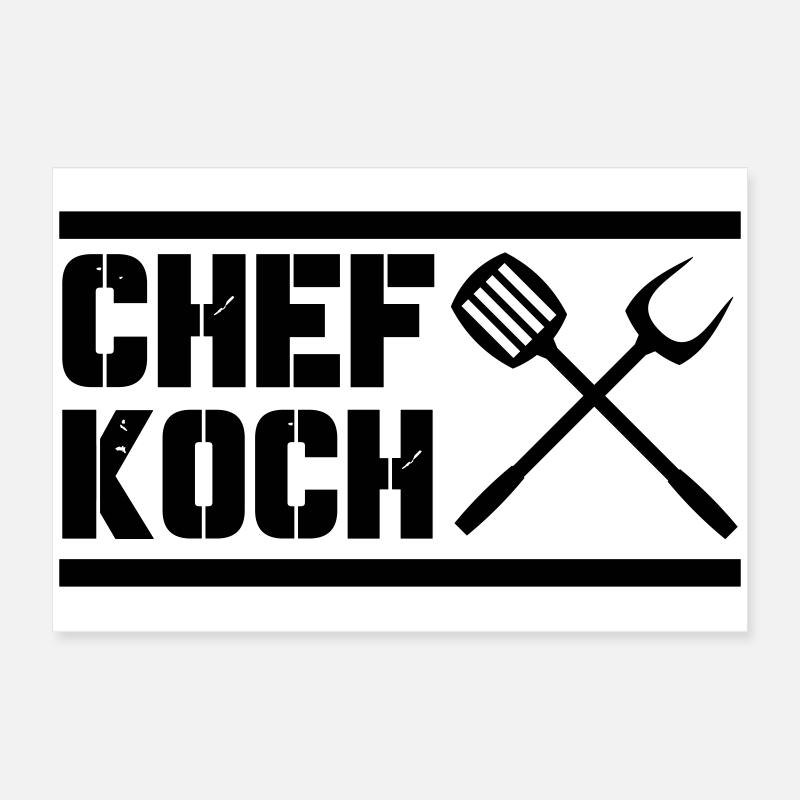 chef_koch Poster 60 x 40 cm