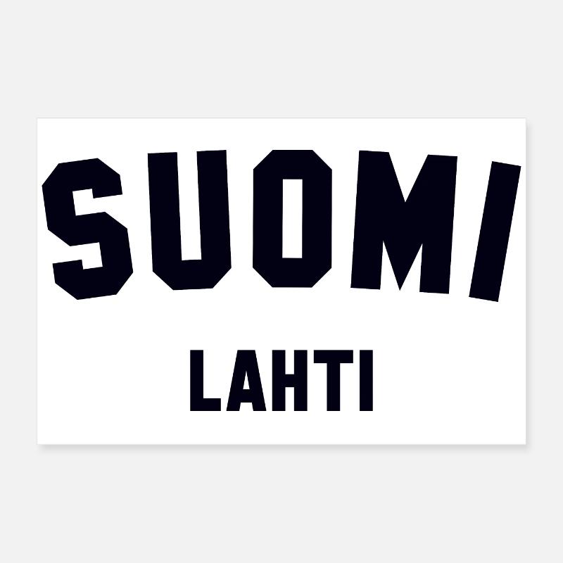 LAHTI Soumi Finlande Finlande Poster 60 x 40 cm