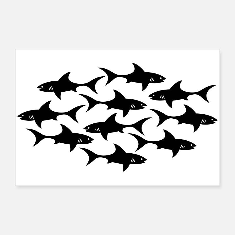 requin Poster 60 x 40 cm