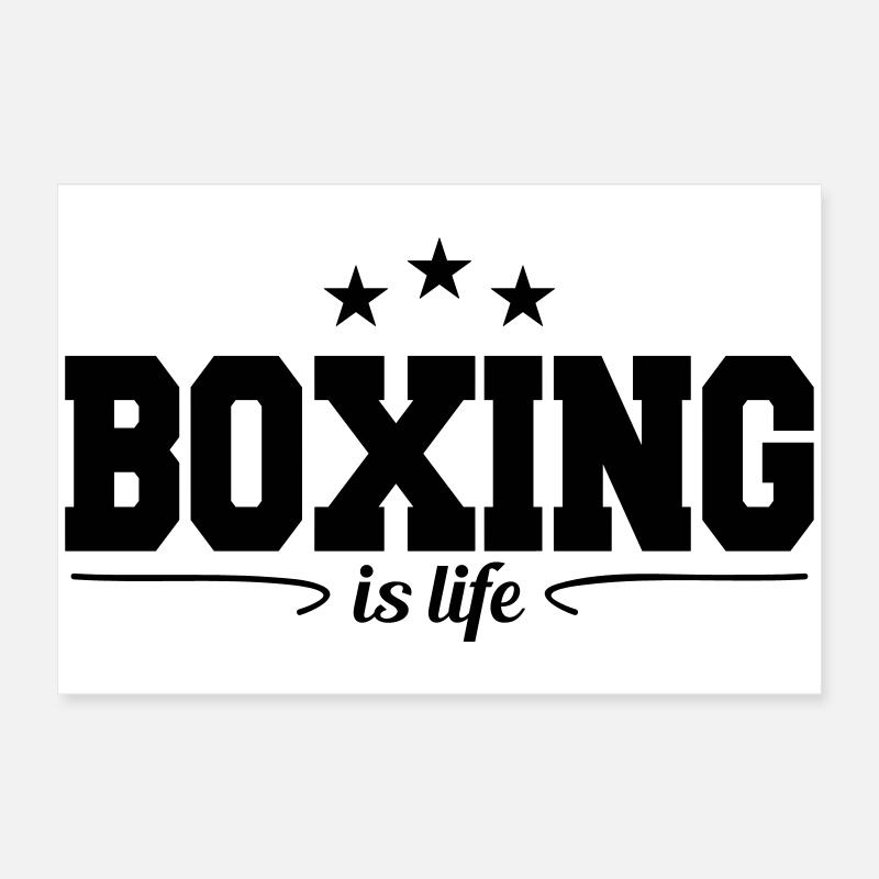 La boxe c'est la vie / la boxe c'est la vie Poster 60 x 40 cm