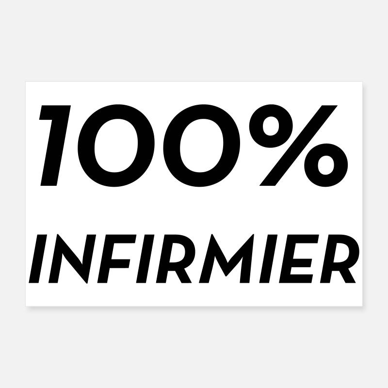 Nurse PKrankenschwester Infirmier Infirmière Poster 24" x 16" (60x40 cm)