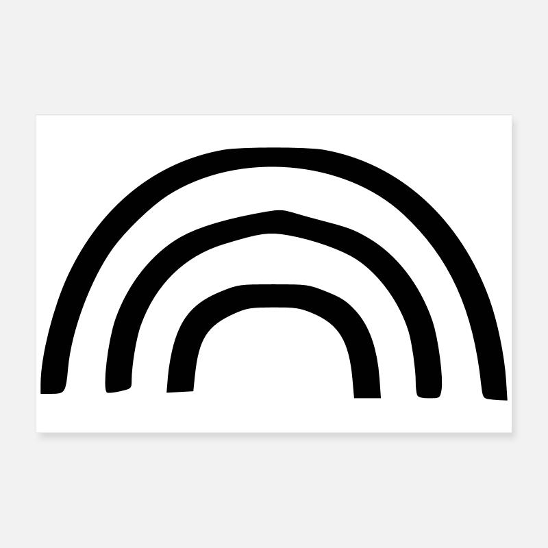 Arc-en-ciel Poster 60 x 40 cm