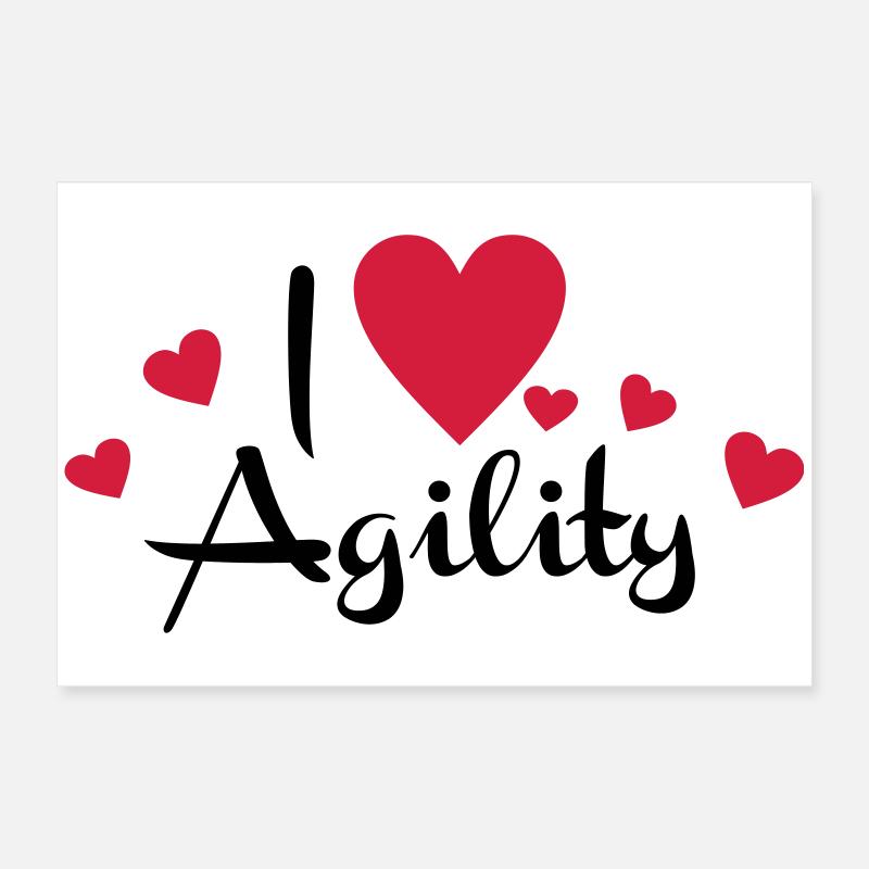 2541614 15923905 agility Poster 60 x 40 cm