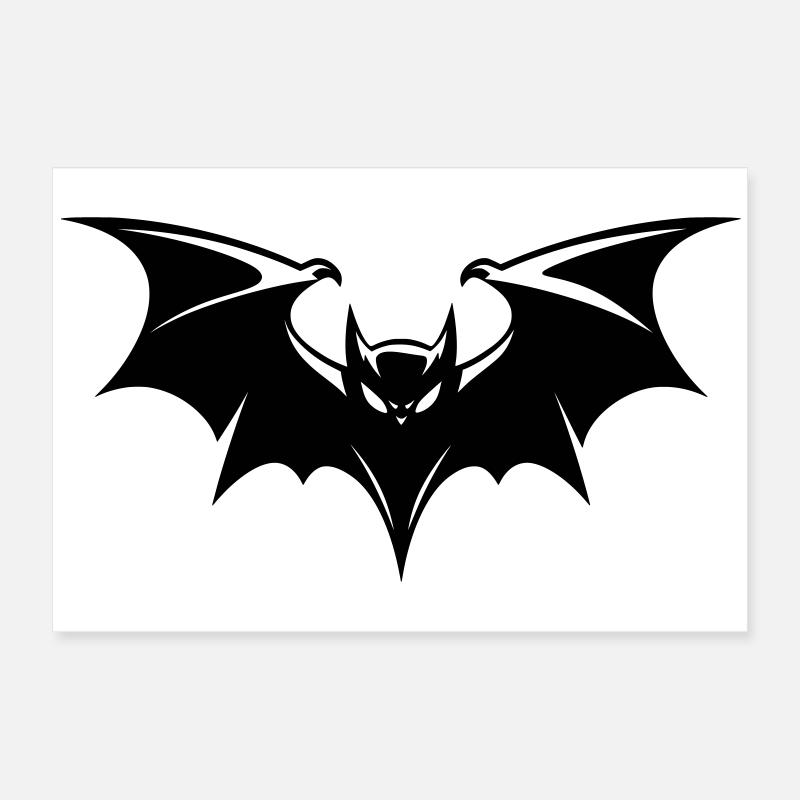 Bat Gothic Logo Poster 60 x 40 cm