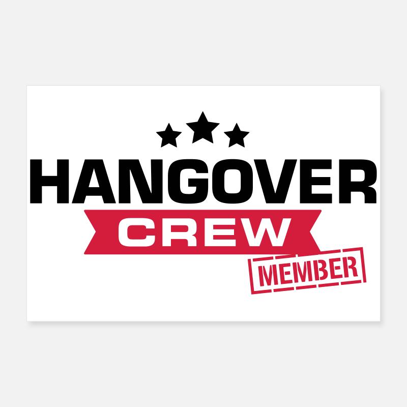 crew junggesellenabschied Poster 60x40 cm
