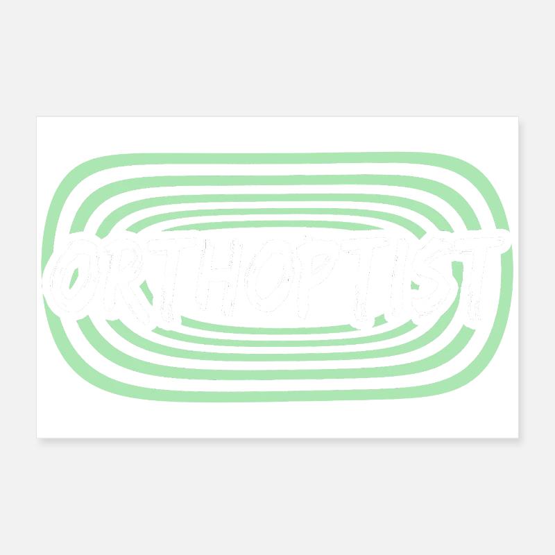 Work Orthoptist Poster 24" x 16" (60x40 cm)