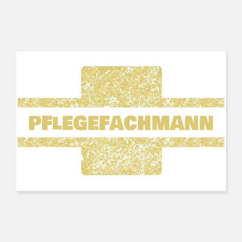Berufung Pflegefachmann Poster 60x40 cm