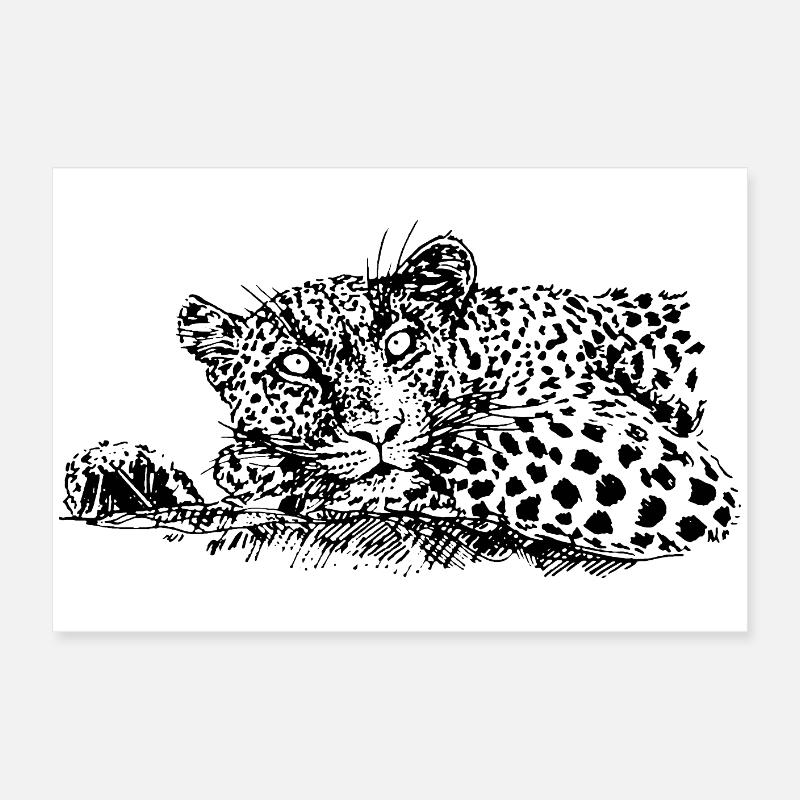 LEOPARD Poster 60x40 cm