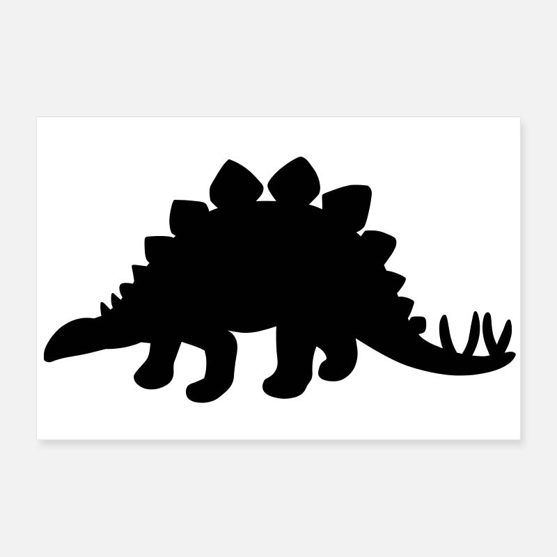 Stegosaurus Dinosaur Poster 24" x 16" (60x40 cm)