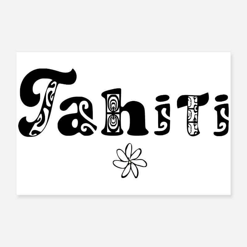 TAHITI Poster 60 x 40 cm