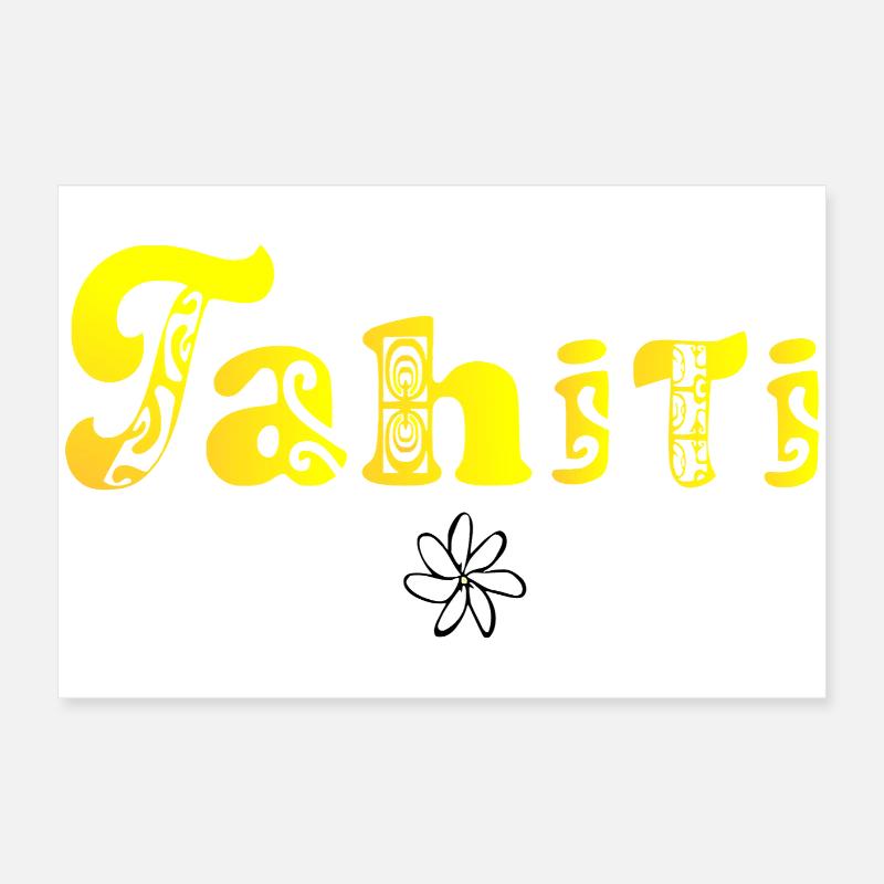 Tahiti (sunset) Poster 60 x 40 cm