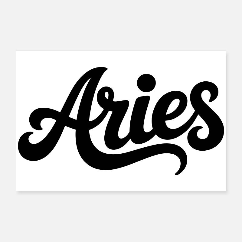 Bélier - Conception du signe du zodiaque Poster 60 x 40 cm