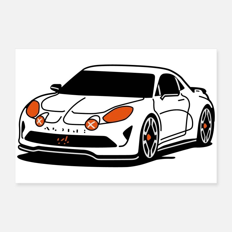 Alpine A110 Celebration (2015) [v1] Poster 60 x 40 cm