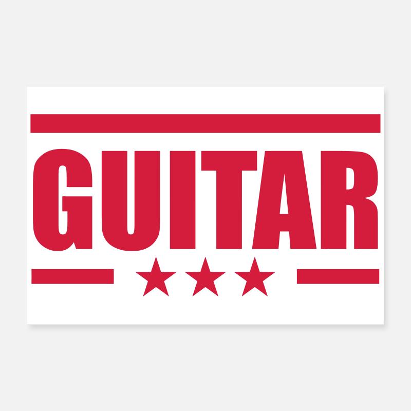 Guitar Poster 60 x 40 cm