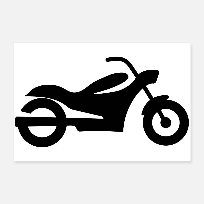 Motorrad Poster 60x40 cm