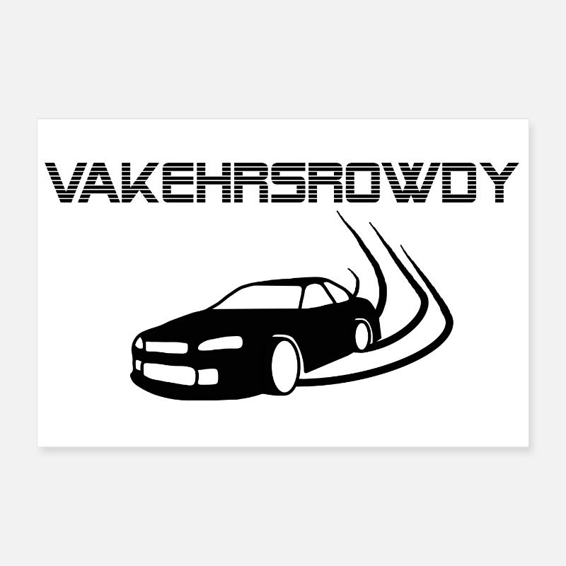 Vakehrsrowdy - Verkehrsrowdy, dialecte autrichien Poster 60 x 40 cm