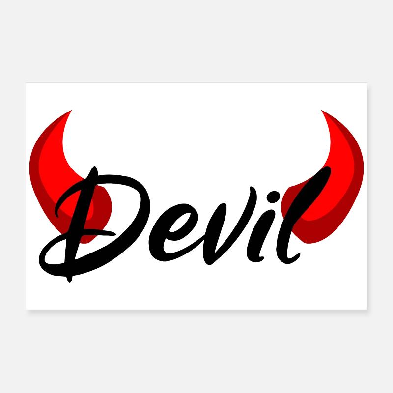 Ich bin ein Teufel - Devil Poster 60x40 cm