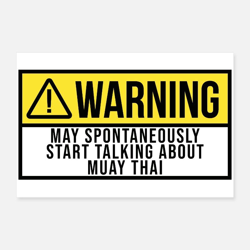 Muay Thai Poster 60x40 cm