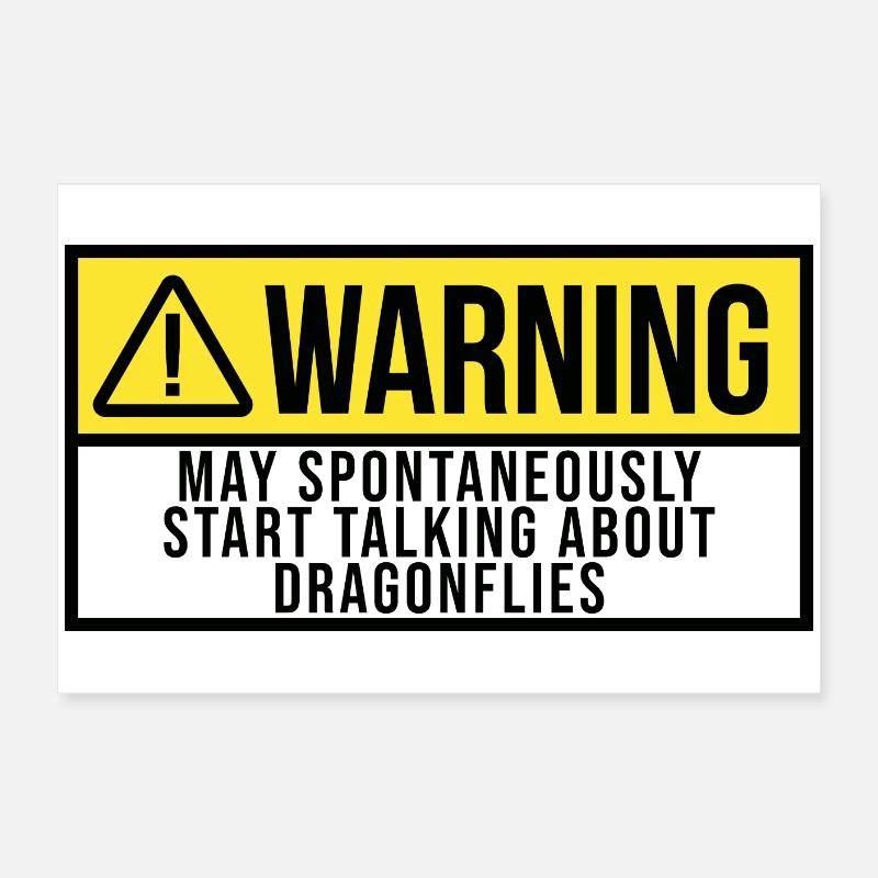 Libelle Poster 60x40 cm