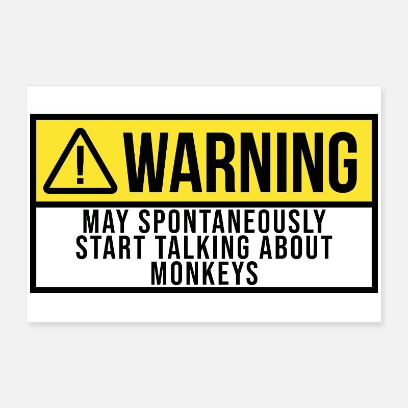 Affe Poster 60x40 cm