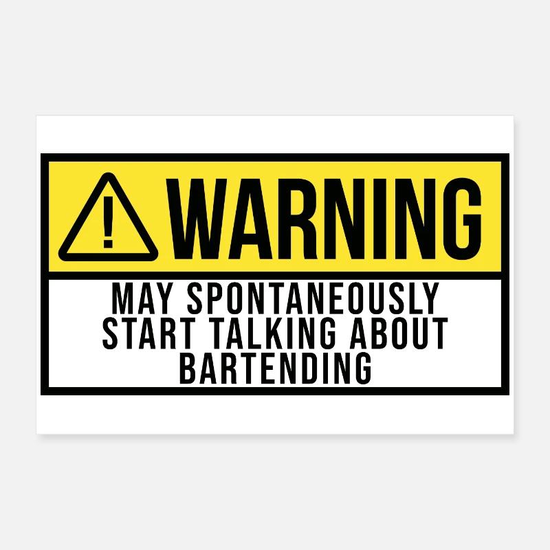 Barkeeper Poster 60x40 cm