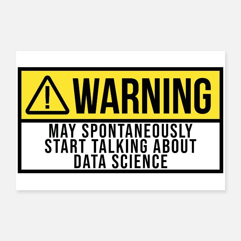 Data Science Poster 24" x 16" (60x40 cm)