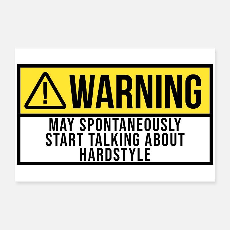 Hardstyle Poster 60 x 40 cm