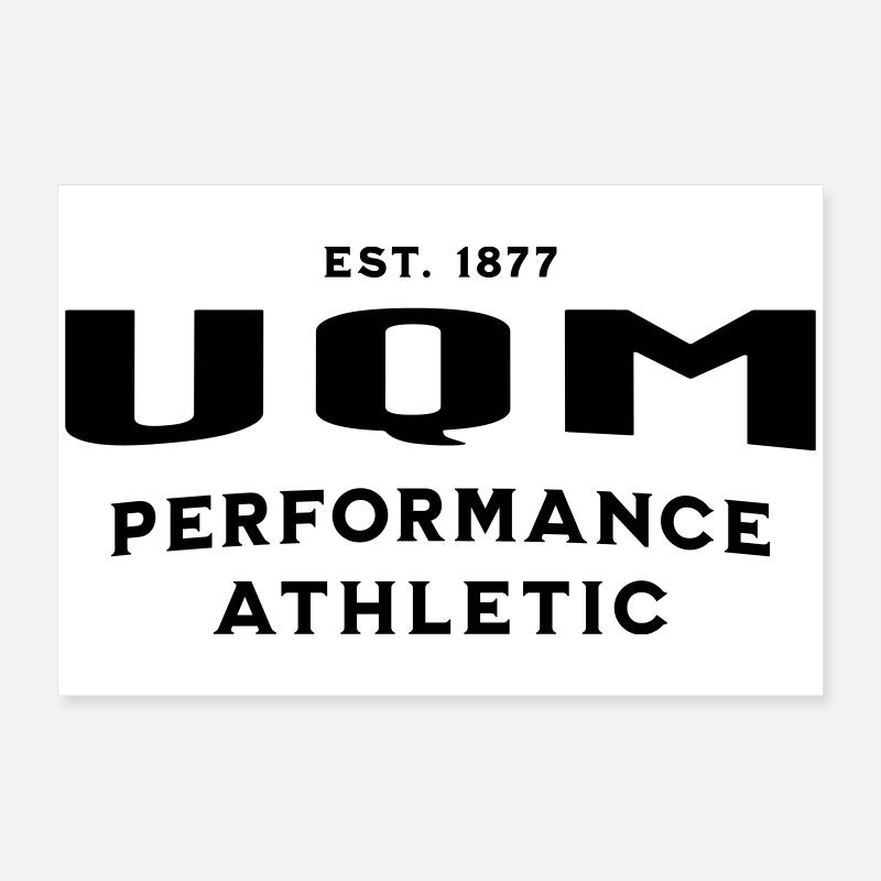 UQM Athletic-Performance Sportswear Poster 24" x 16" (60x40 cm)