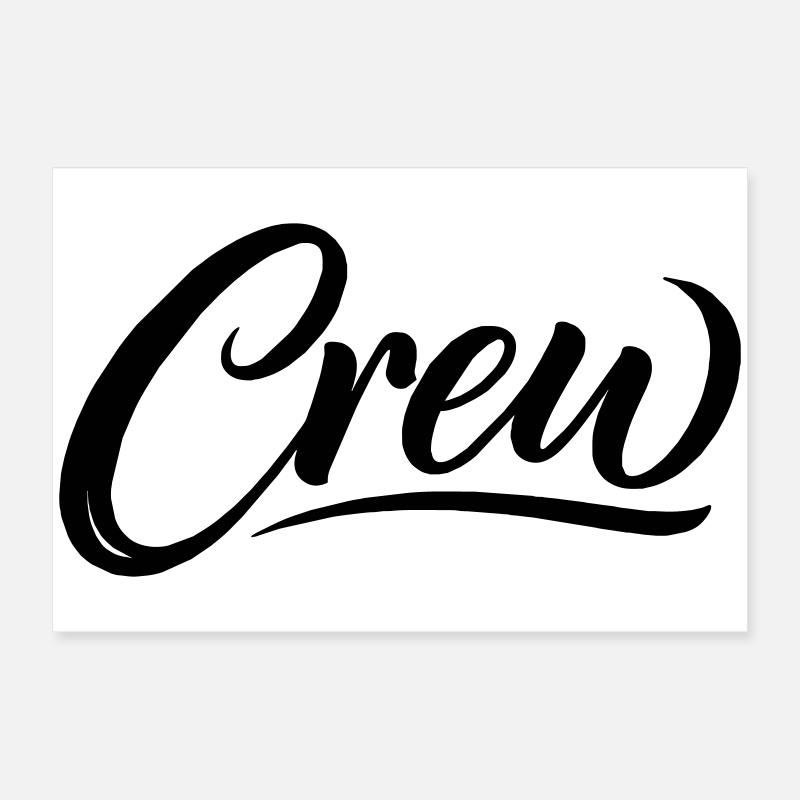 Crew Poster 60x40 cm