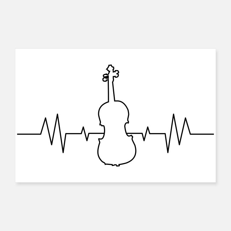Violin Violin Poster 24" x 16" (60x40 cm)