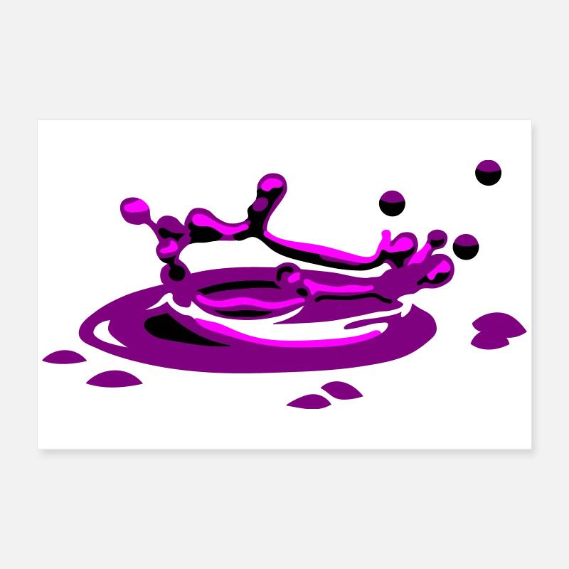 Splash Poster 24" x 16" (60x40 cm)