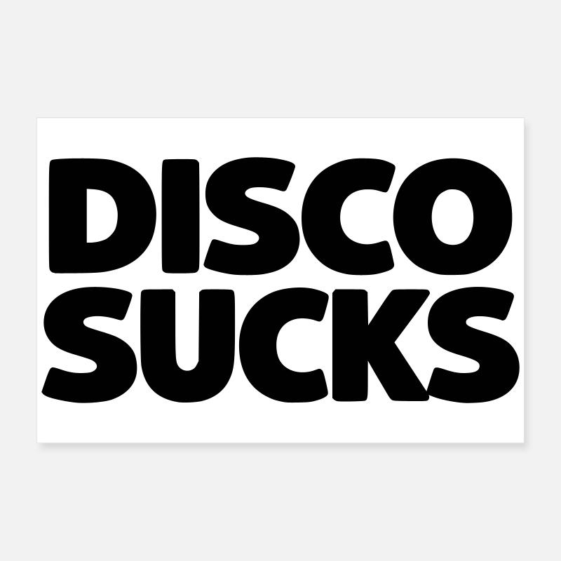 Disco Sucks Poster 24" x 16" (60x40 cm)