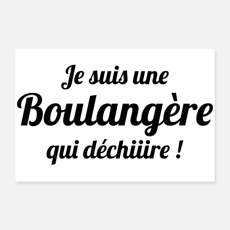 Baker / Bakery / Bäckerei / Boulanger / Bread Poster 24" x 16" (60x40 cm)