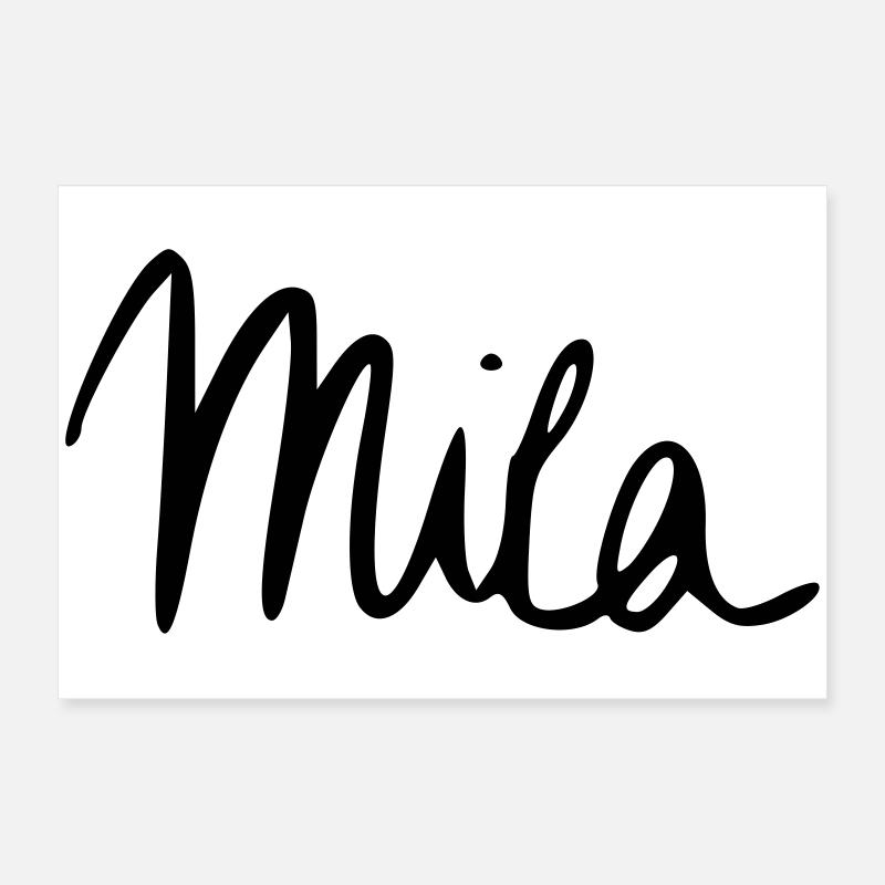 Mila Poster 60x40 cm