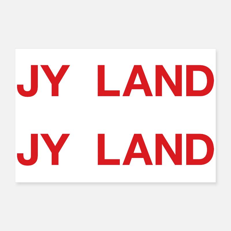 JYLLAND Danemark Danemark Drapeau danois Poster 60 x 40 cm