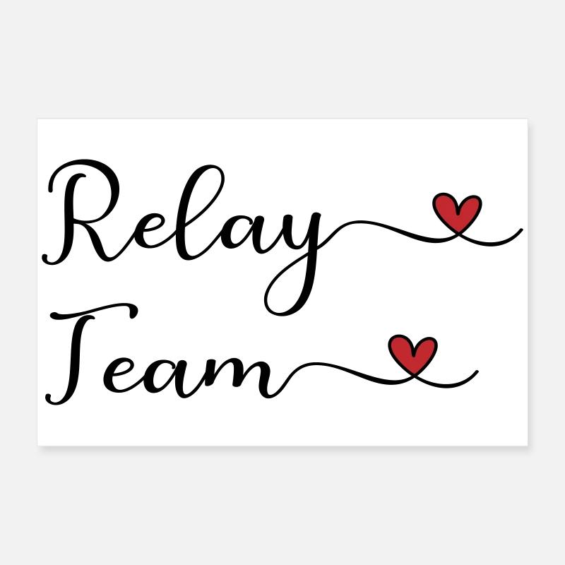 Staffel Team Poster 60x40 cm