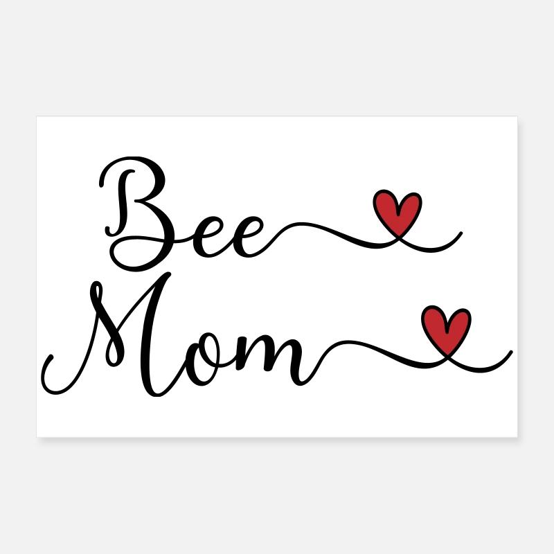 Imkerin - Bee Mom Poster 60x40 cm