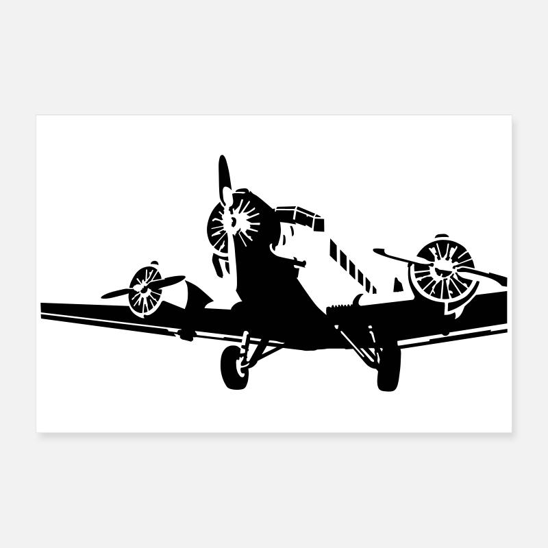 Junkers Ju-52 Poster 60x40 cm