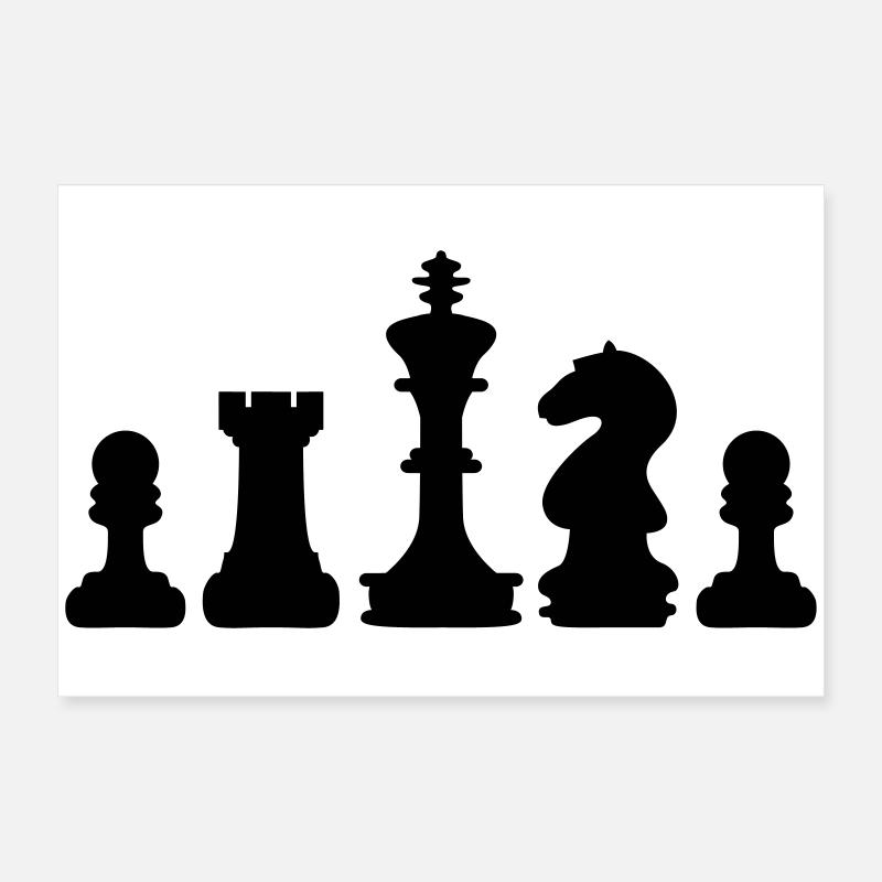 Schach Poster 60x40 cm