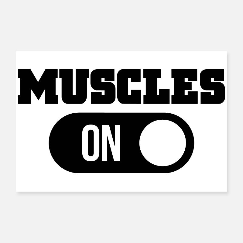 Muskeln Poster 60x40 cm