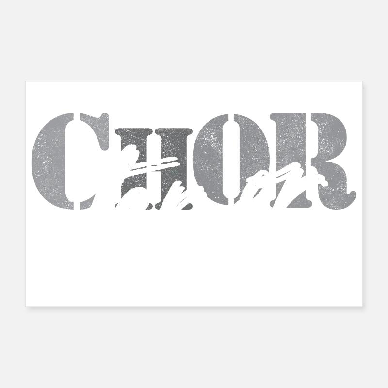 Chor Tenor Poster 60x40 cm