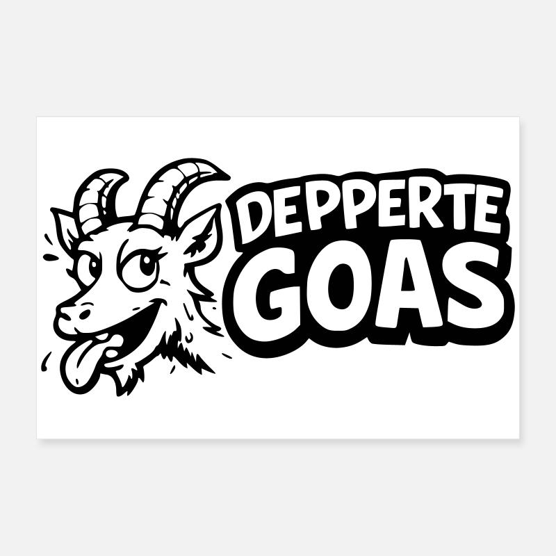 Depperte Goas Poster 60x40 cm