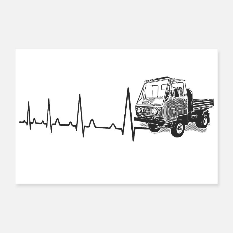 Heartbeat - Multicar M25 Poster 60 x 40 cm