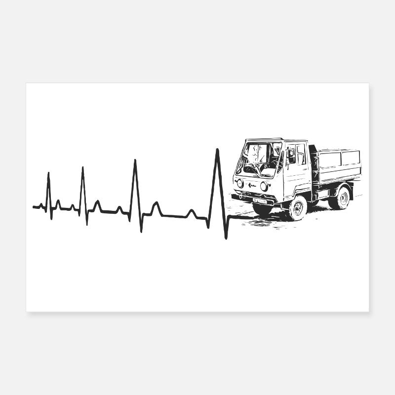 Herzschlag - Multicar M25 Poster 60x40 cm