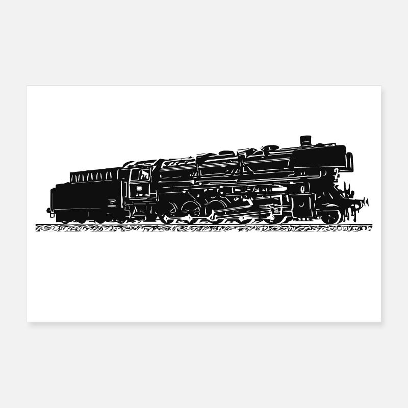 Dampflok 44 508 DB Poster 60x40 cm