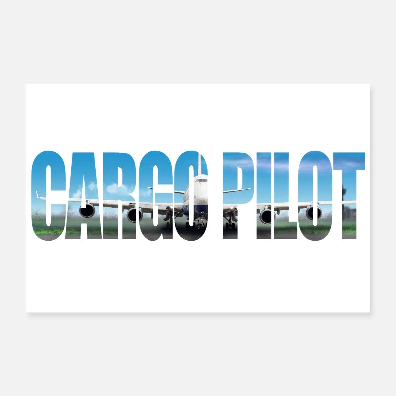 Cargo pilot Poster 24" x 16" (60x40 cm)