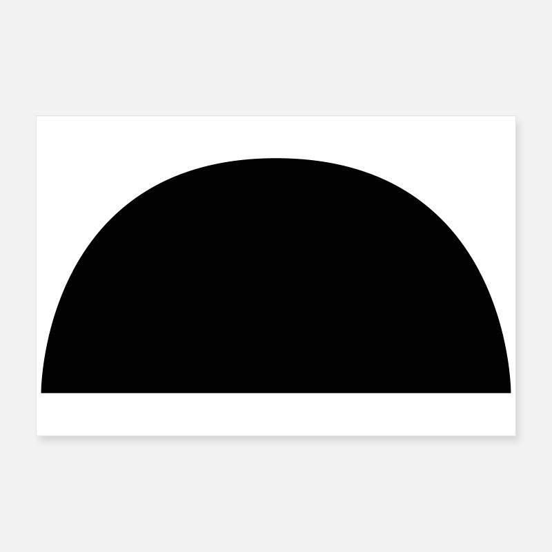 demi-cercle Poster 60 x 40 cm