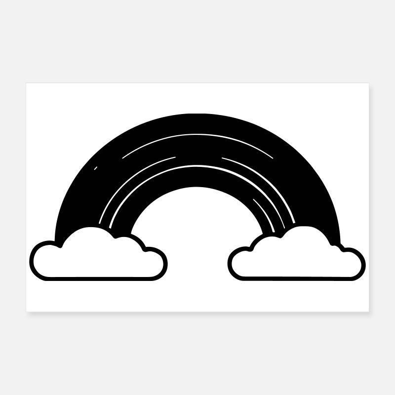 arc en ciel Poster 60 x 40 cm