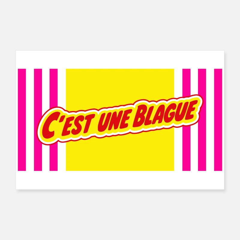 C'est une blague Poster 60 x 40 cm