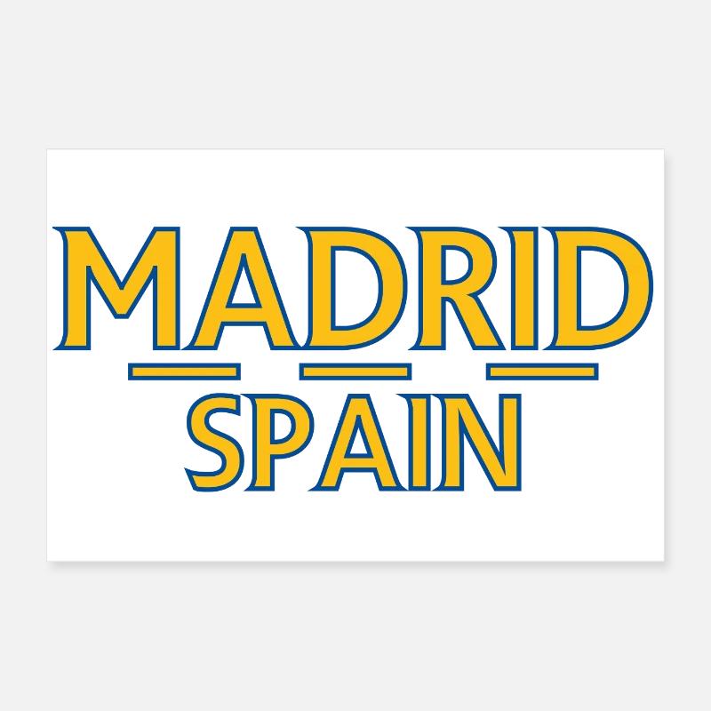 Madrid – Spain Poster 24" x 16" (60x40 cm)